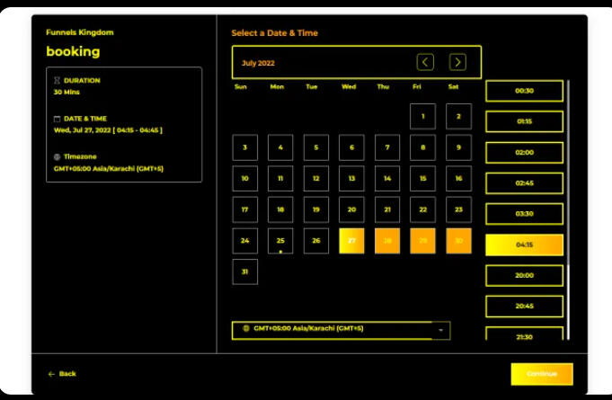 APPOINTMENT CALENDAR